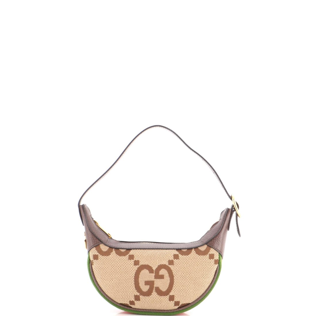Gucci Ophidia Half Moon Bag Jumbo GG Canvas Mini