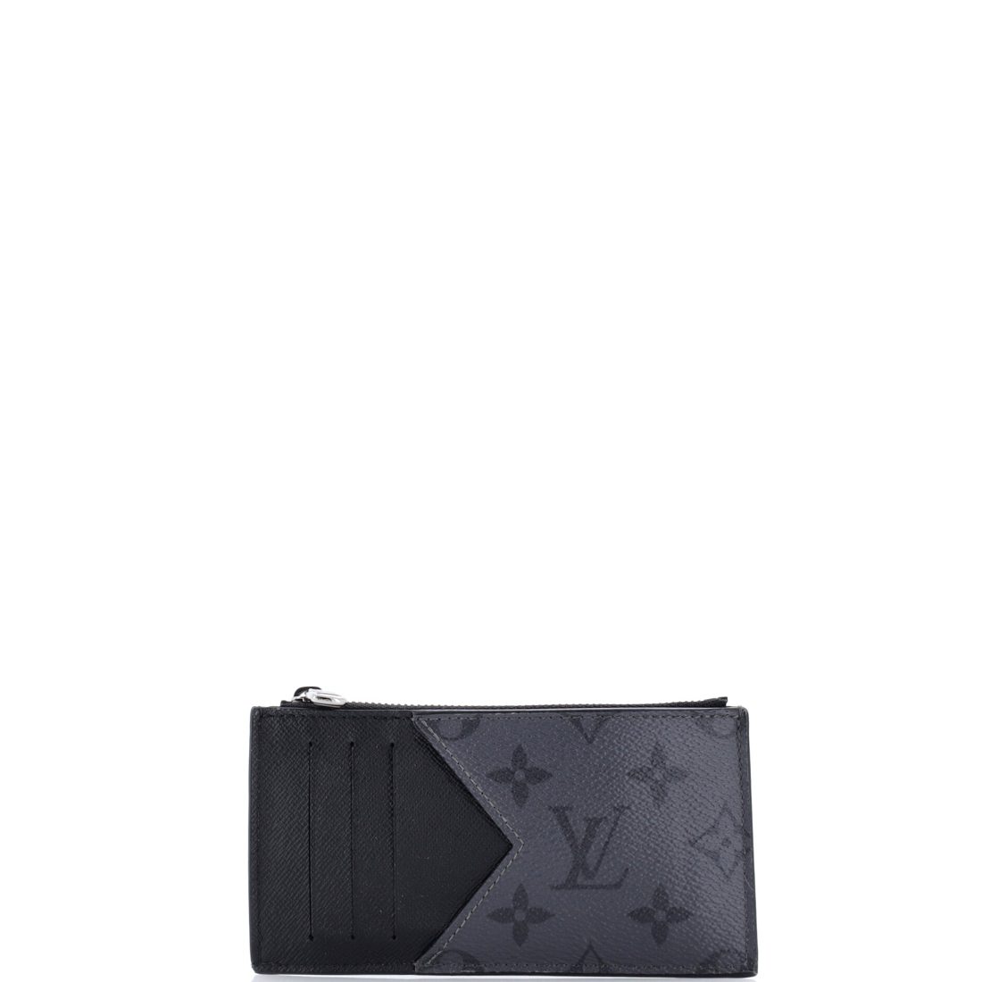 Louis Vuitton Coin Card Holder Reverse Monogram Eclipse Canvas 