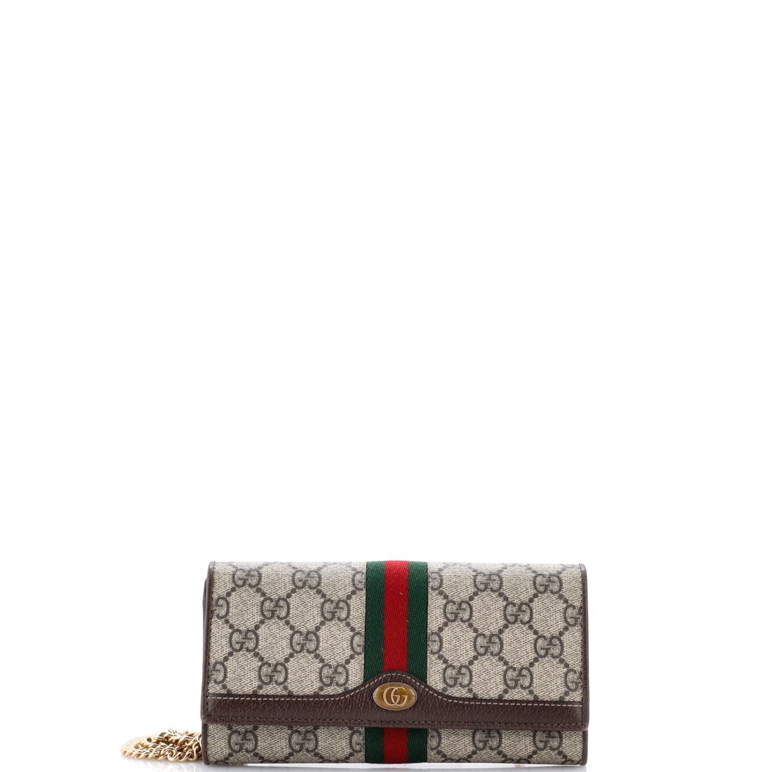 Gucci Ophidia Chain Wallet GG Coated Canvas 