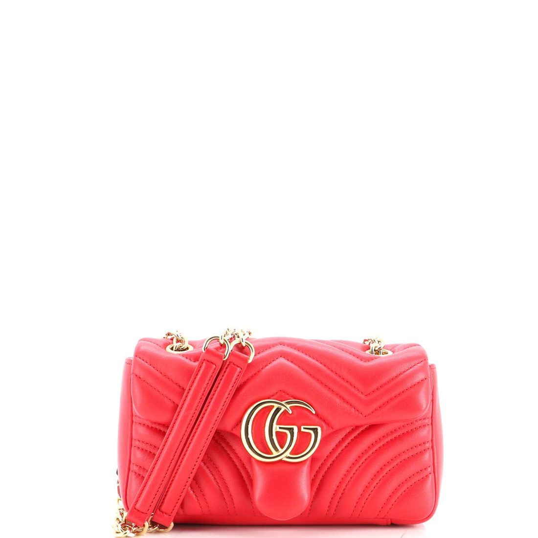 Gucci GG Marmont Flap Bag Matelasse Leather Mini