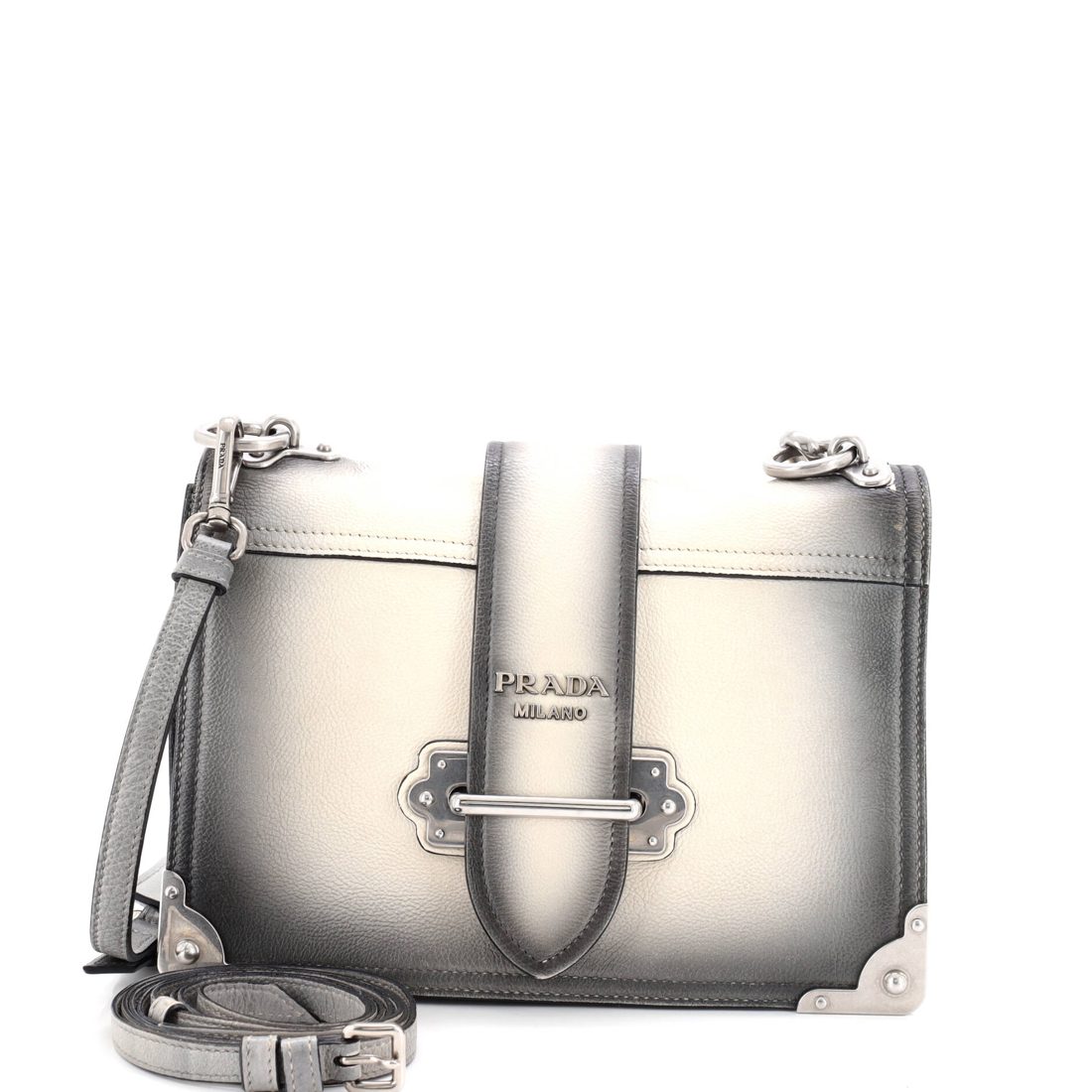 Prada Cahier Convertible Shoulder Bag City Calf Medium