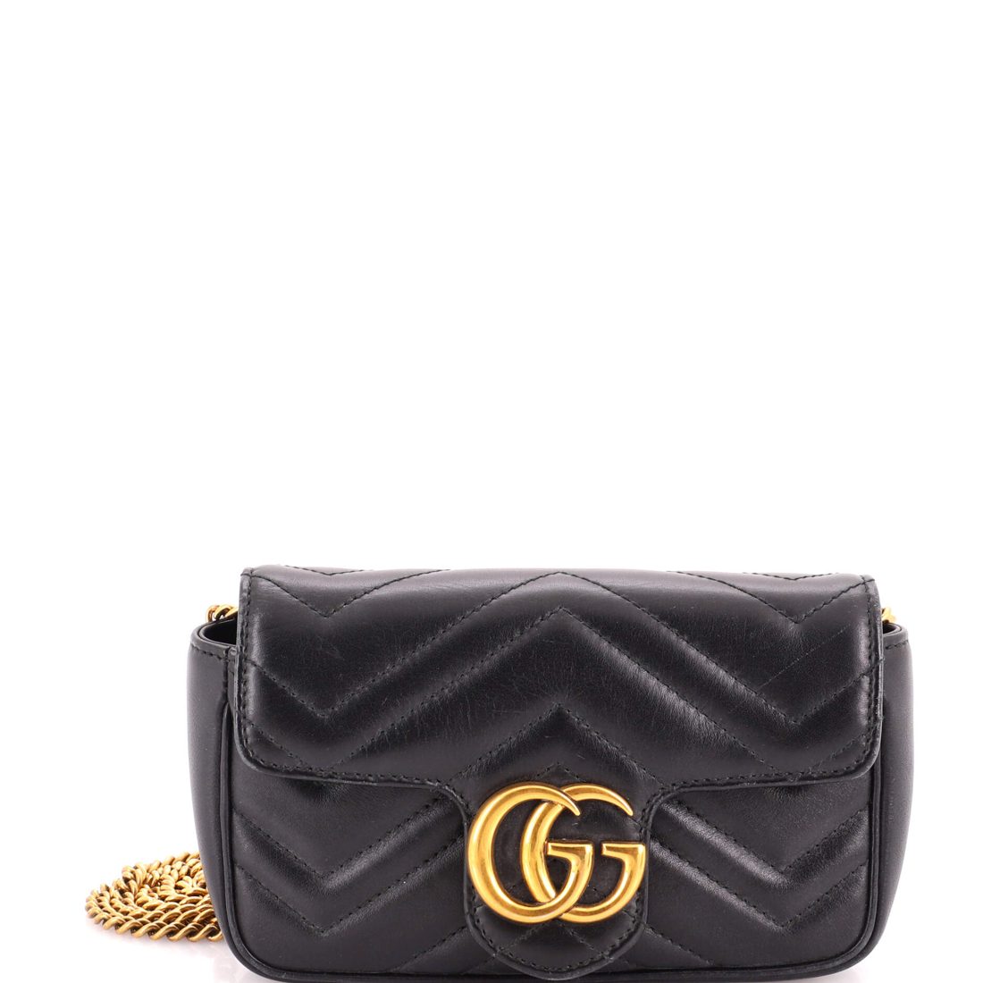 Gucci GG Marmont Flap Bag Matelasse Leather Super Mini
