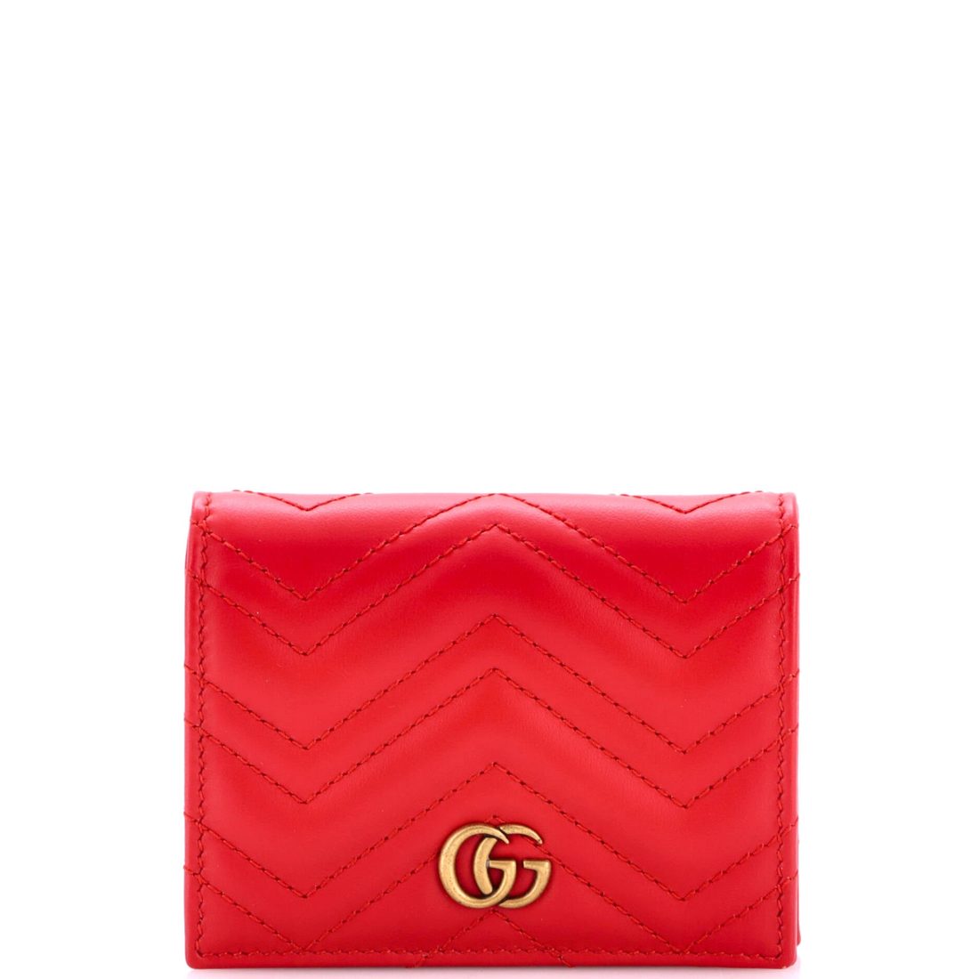 Gucci GG Marmont Bifold Wallet Matelasse Leather Small