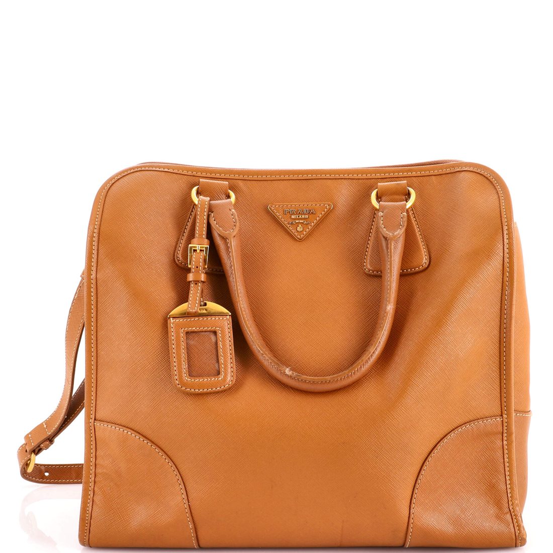 Prada Convertible Shopping Tote Saffiano Leather Large