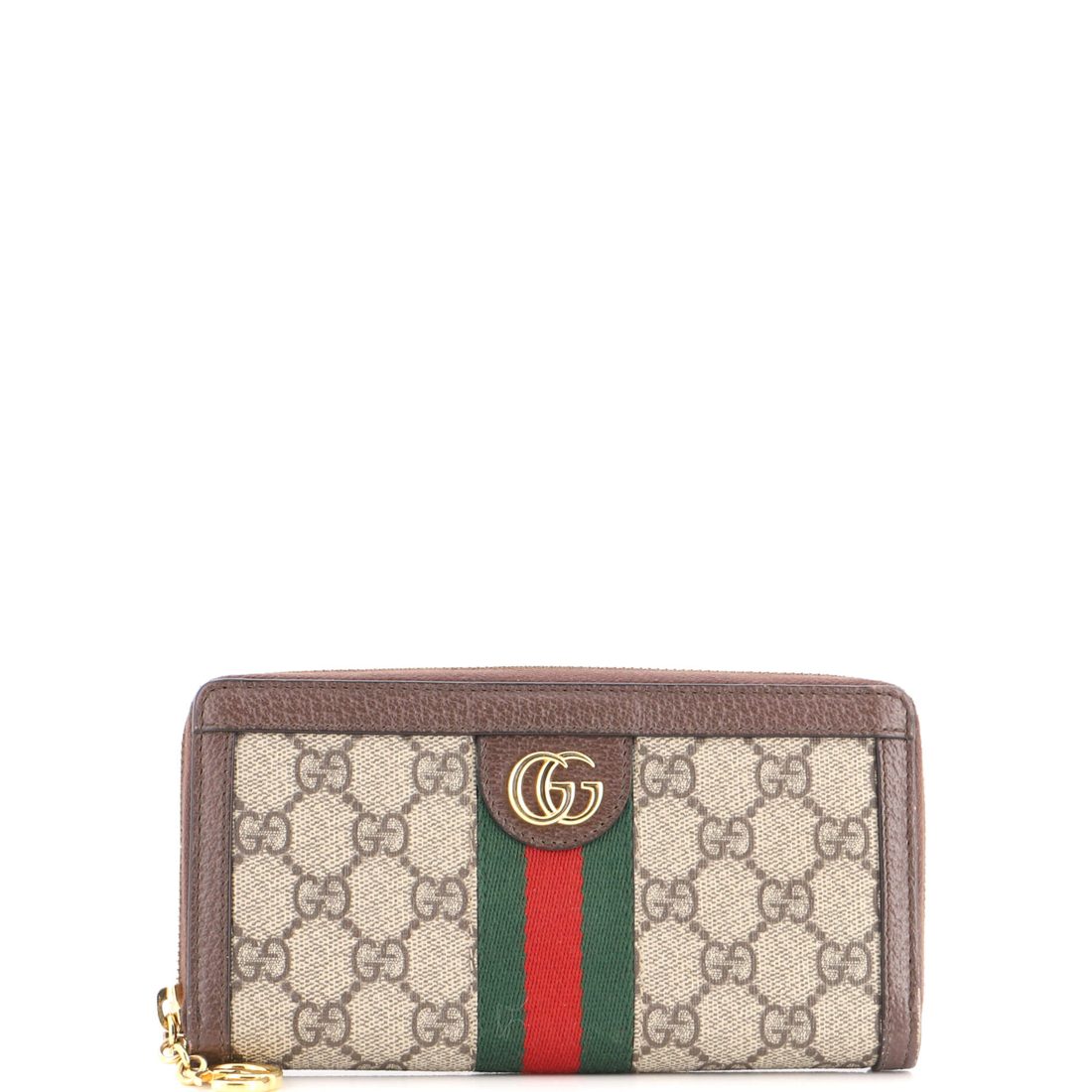 Gucci Ophidia Zip Around Wallet GG Coated Canvas 