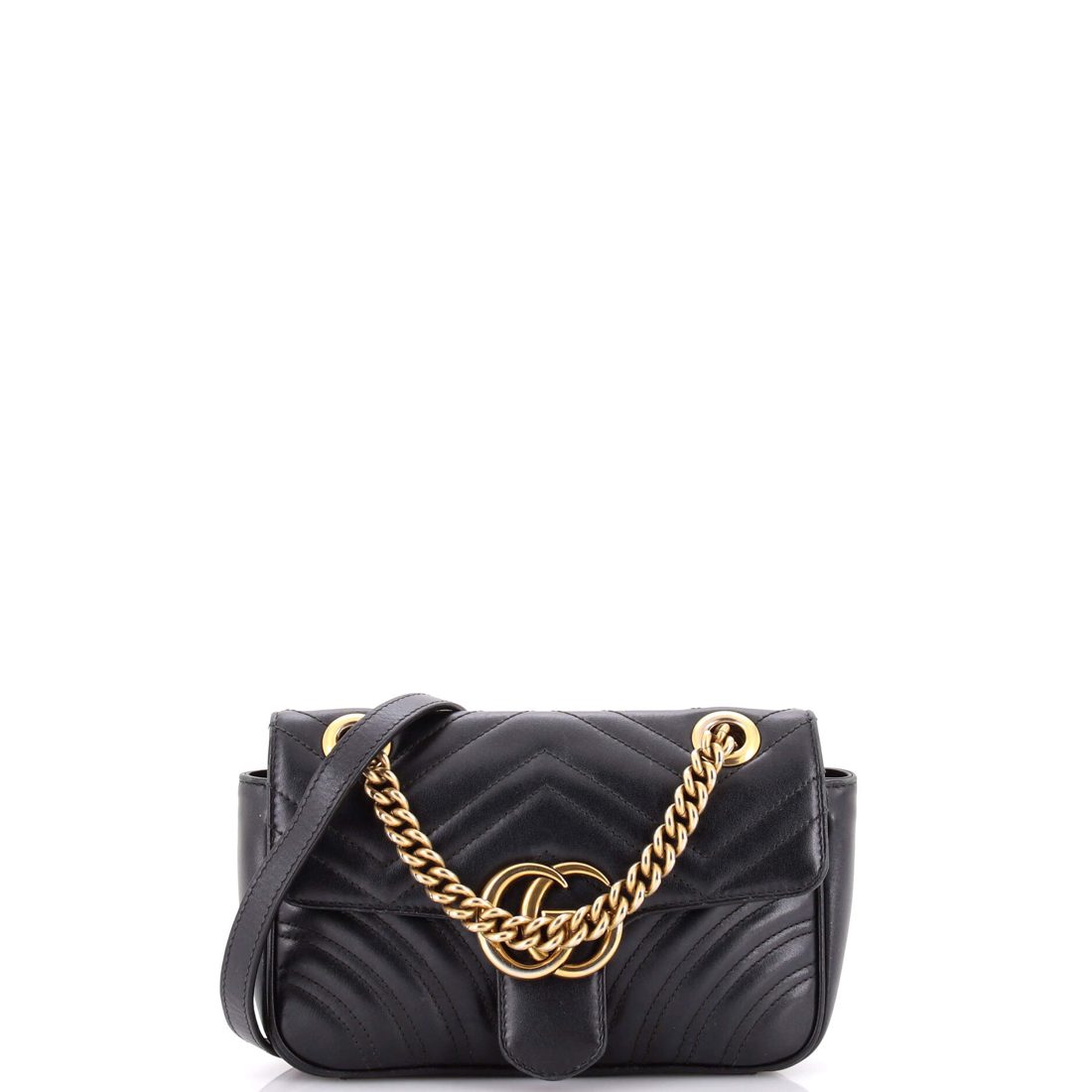 Gucci GG Marmont Flap Bag Matelasse Leather Mini