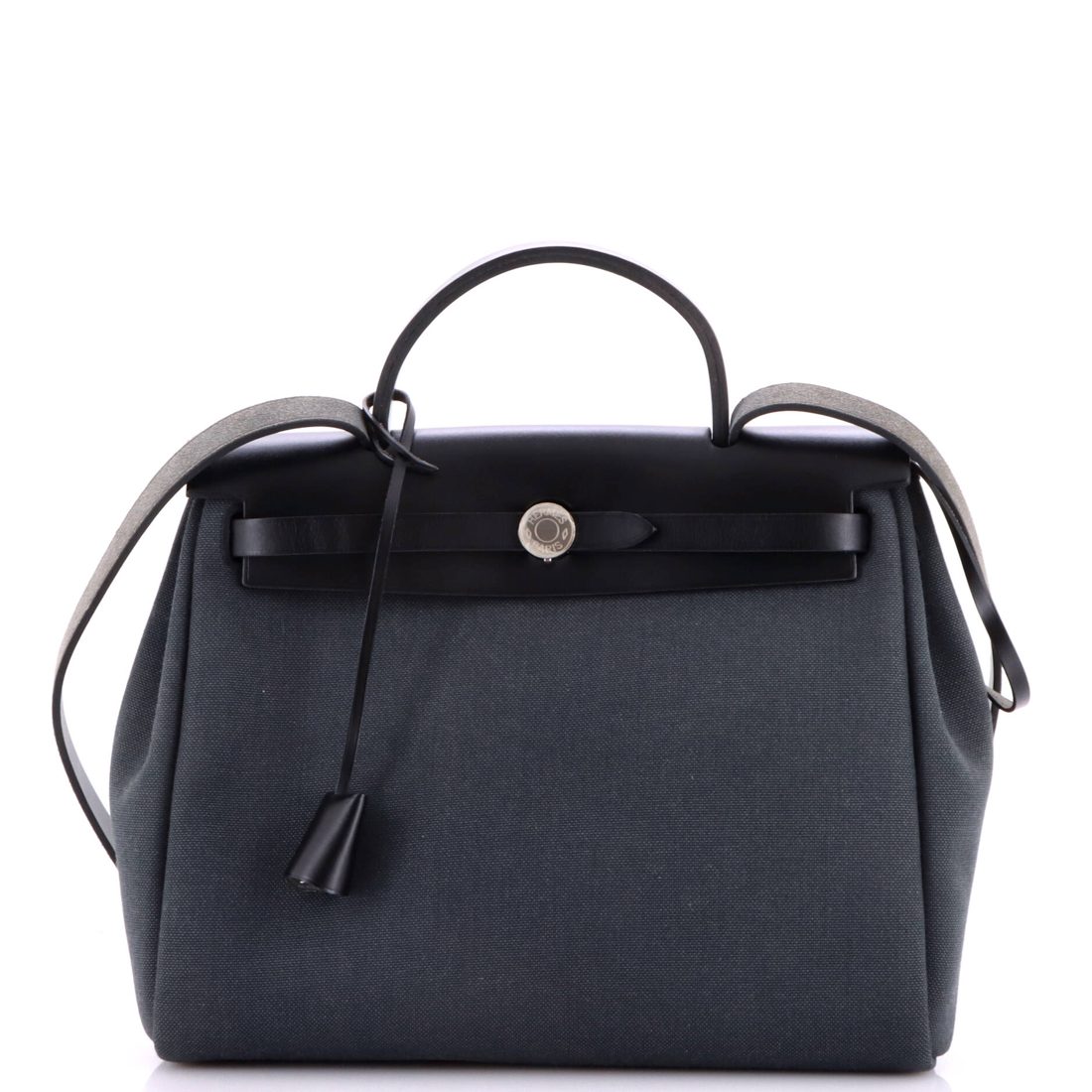 Hermes Herbag Zip Leather and Toile 31