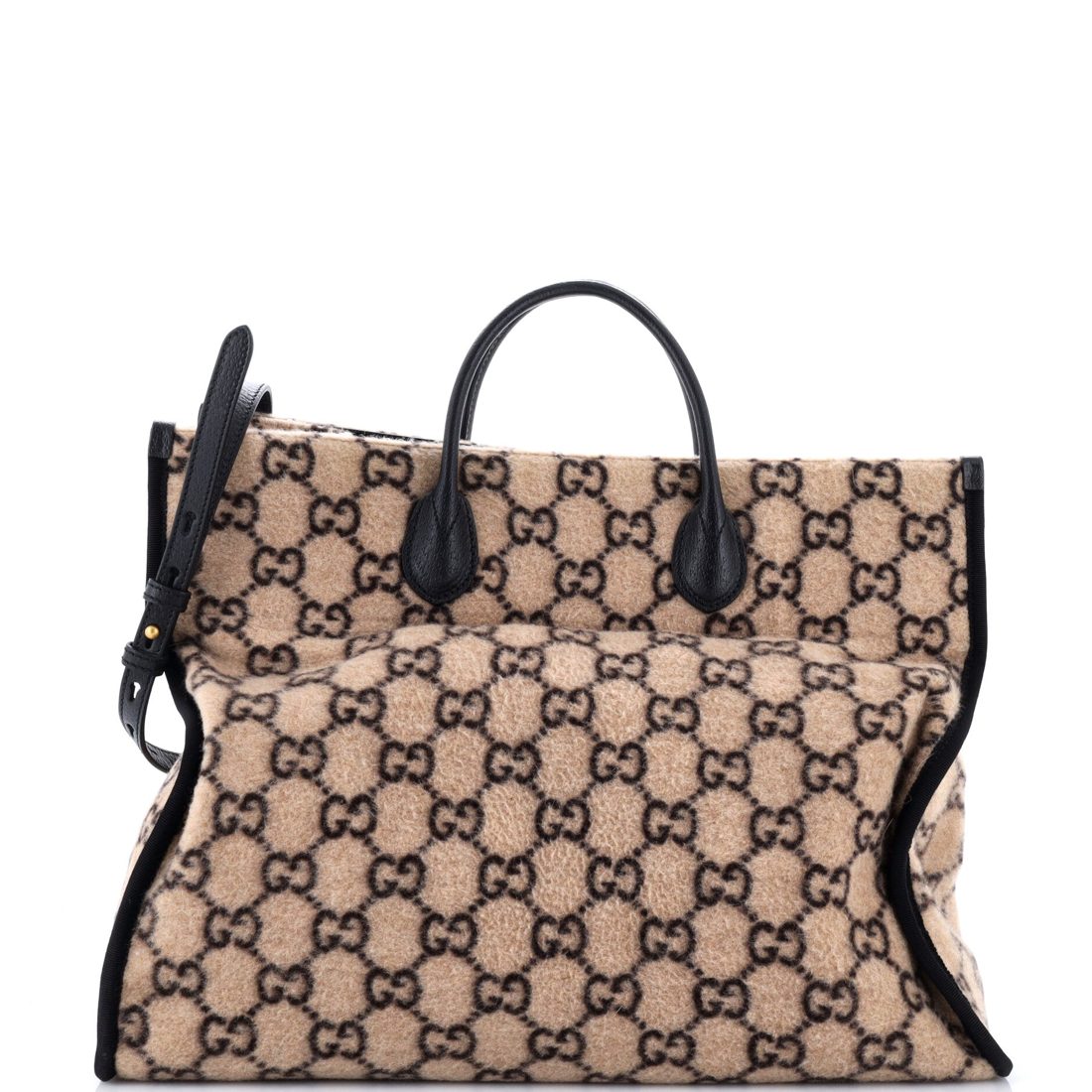 Gucci Shopping Tote GG Wool Large