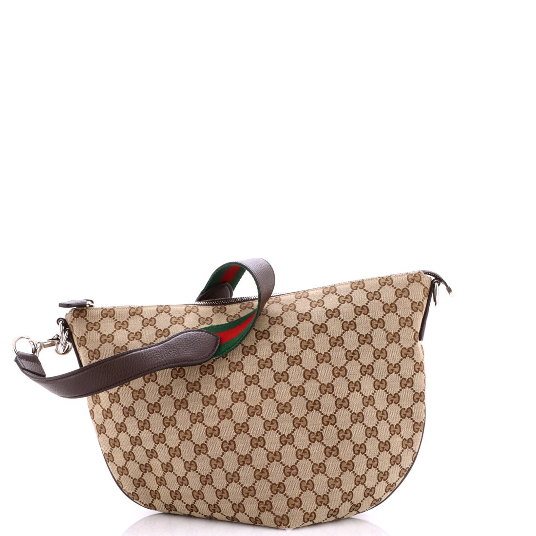 Gucci B Messenger Bag GG Canvas Medium