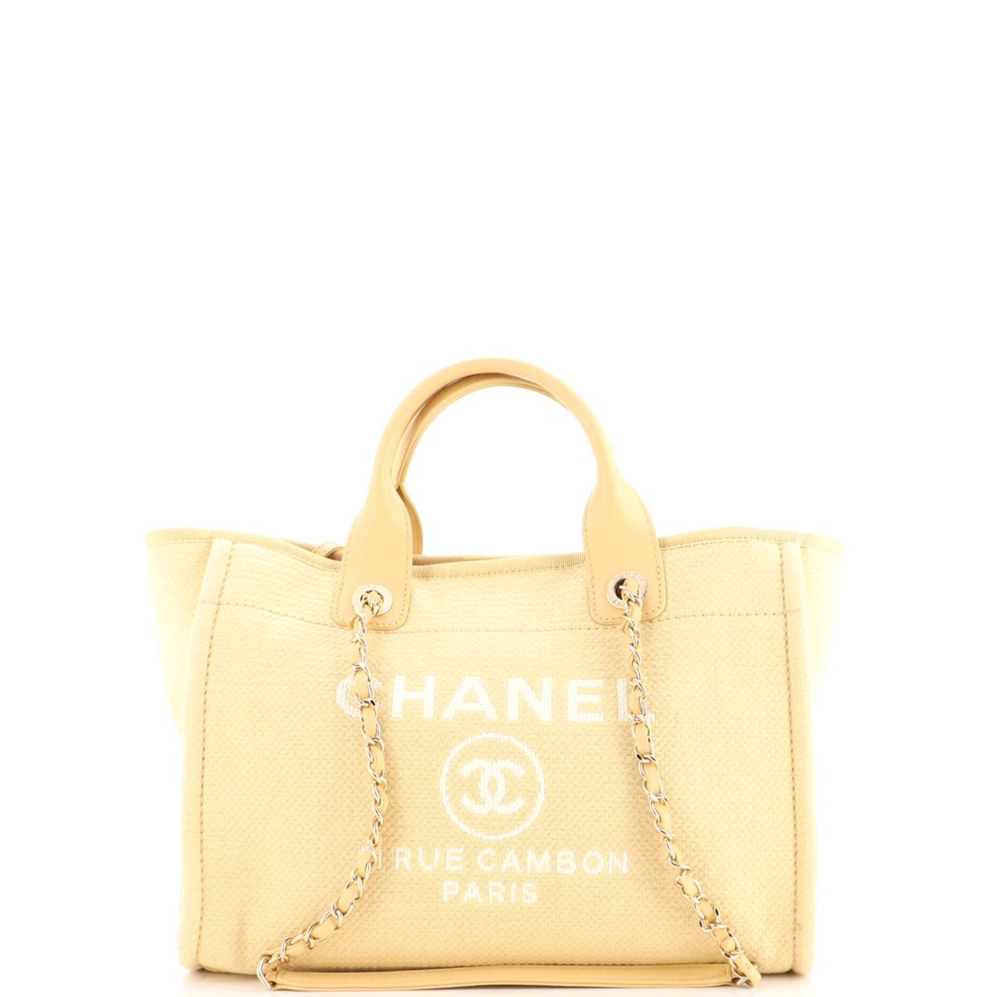 Chanel Deauville NM Tote Mixed Fibers Small