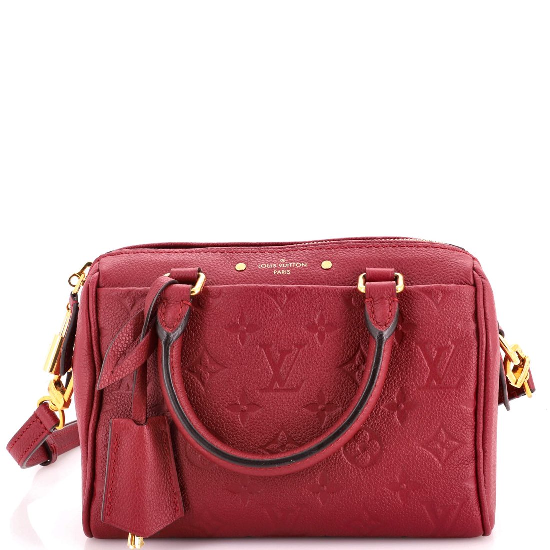 Louis Vuitton Speedy Bandouliere NM Bag Monogram Empreinte Leather 20