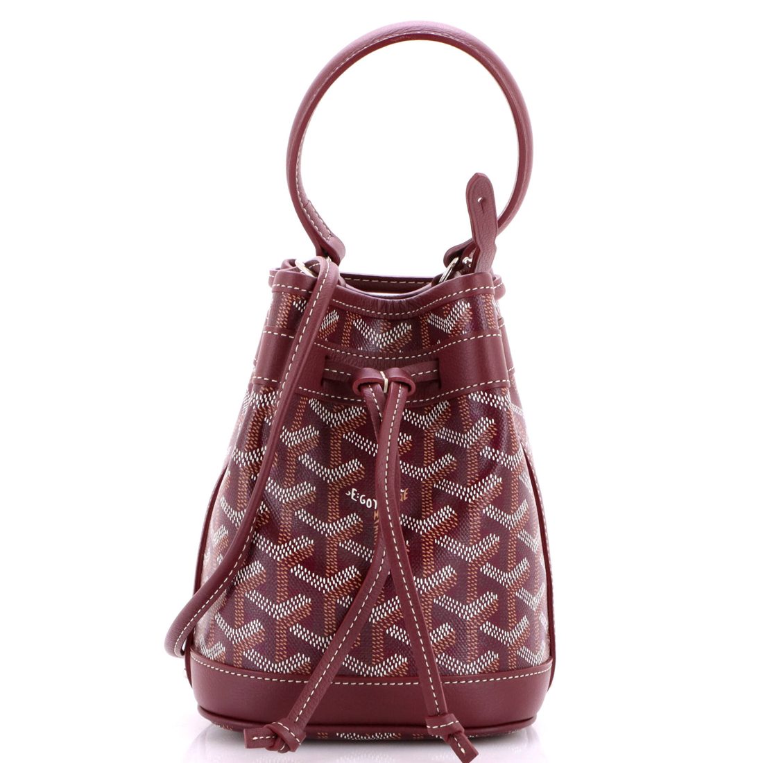 Goyard Petit Flot Bucket Bag Coated Canvas Mini