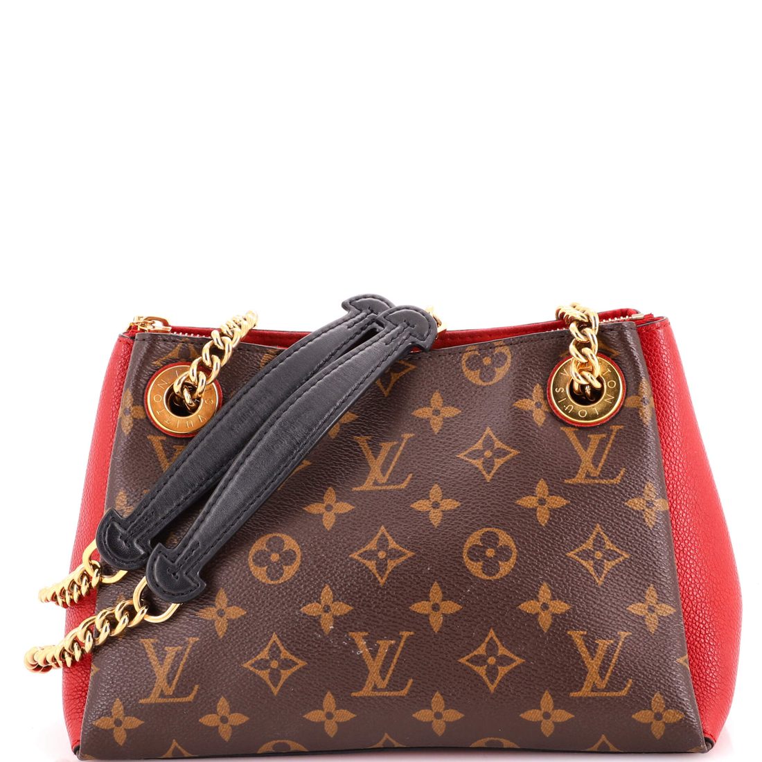 Louis Vuitton Surene Handbag Monogram Canvas with Leather BB