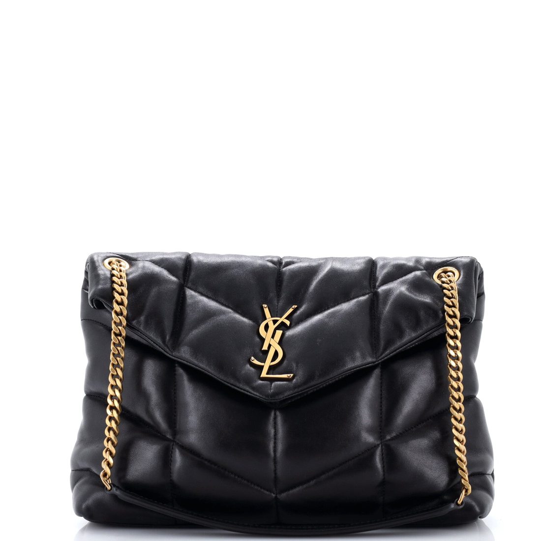 Saint Laurent Loulou Puffer Shoulder Bag Quilted Leather Medium
