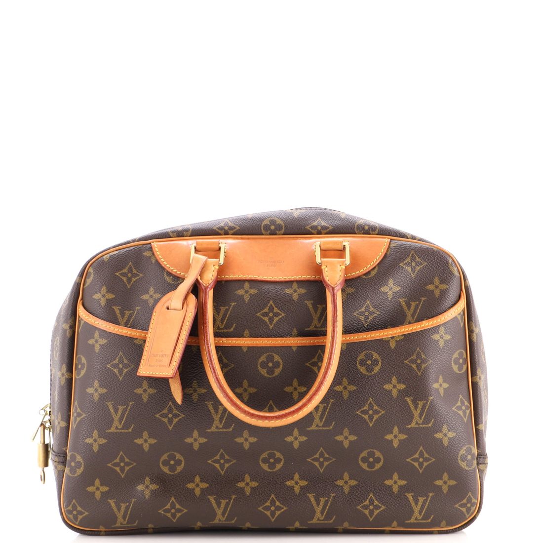 Louis Vuitton Deauville Handbag Monogram Canvas 