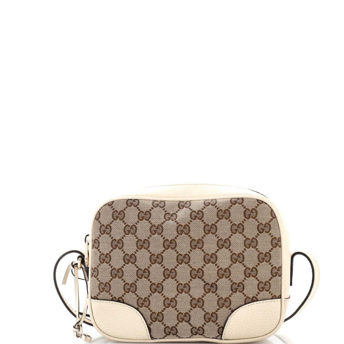 Gucci Bree Disco Crossbody Bag GG Canvas with Leather Mini