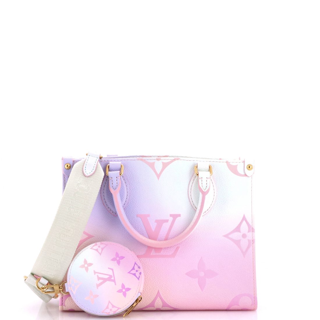Louis Vuitton OnTheGo Tote Spring in the City Monogram Giant Canvas PM