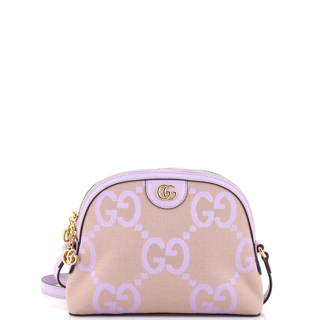 Gucci Ophidia Dome Shoulder Bag Jumbo GG Canvas Small