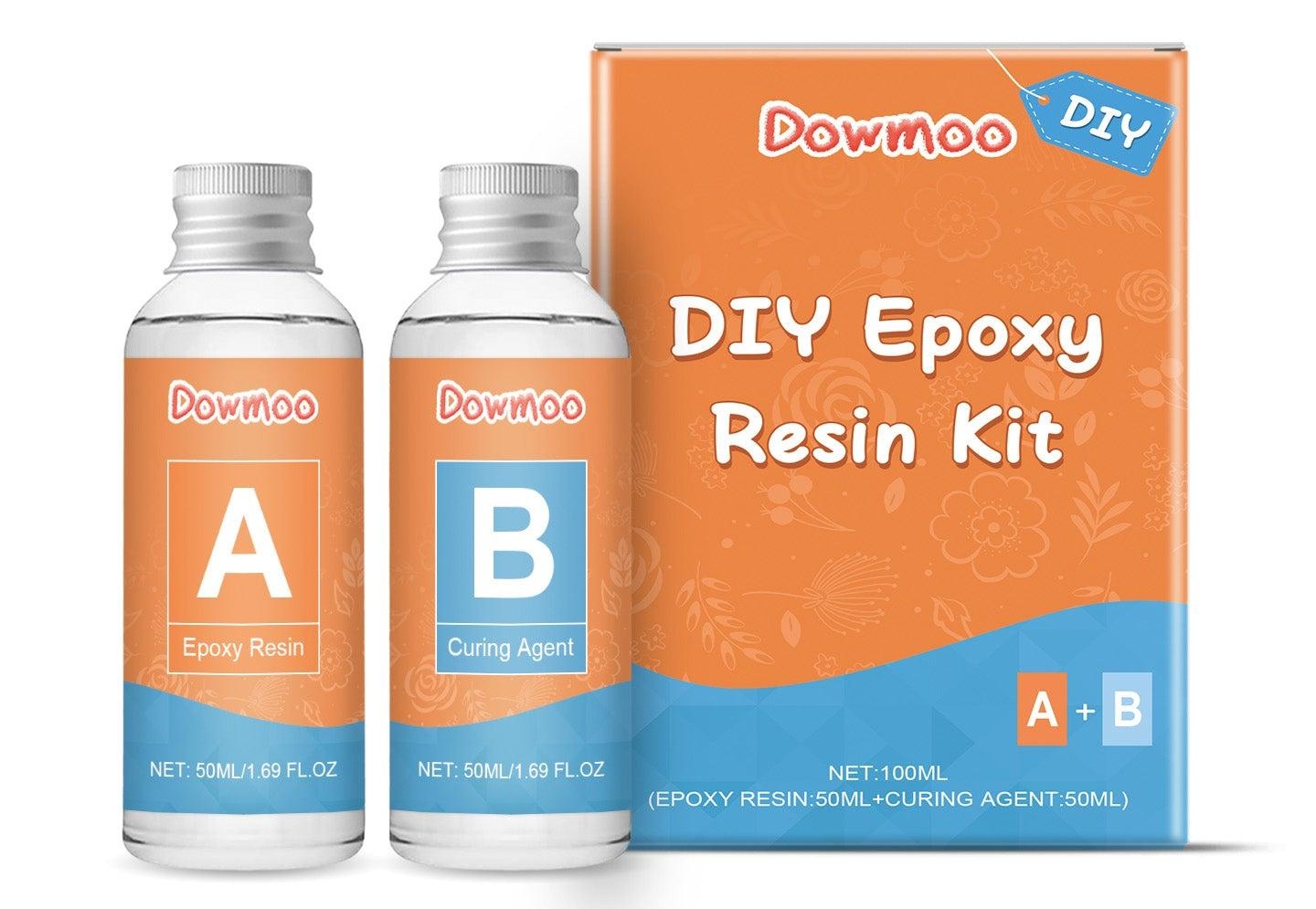 Dowmoo Clear Epoxy Set Curing Adhesive Clear Quick Drying Adhesive Jewelry Making Craft Art