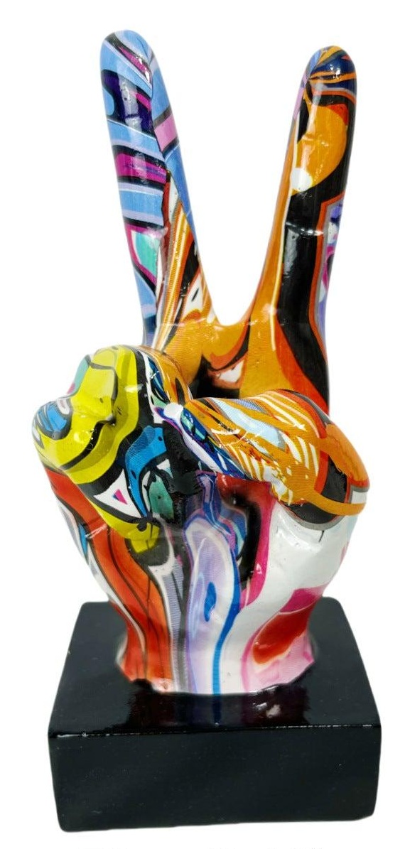 Internet celebrity graffiti gesture ornaments, home living rooms, offices, desktop exhibition halls, resin handicrafts, decorative products