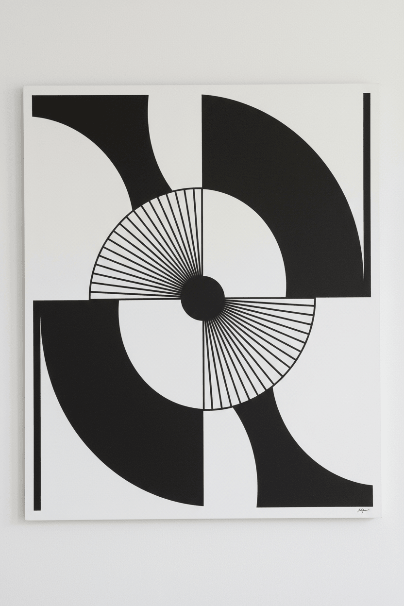 Abstract Art Digital Download - Bold and Timeless Mid-Century Design