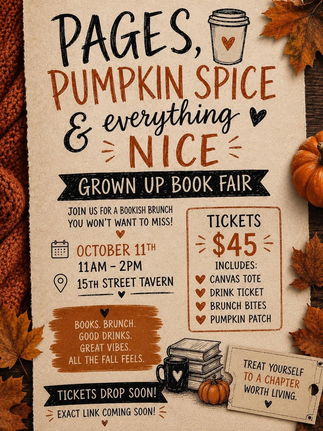 Readers gathering at Turn the Page Books