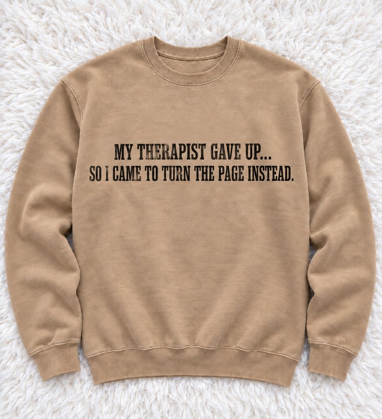 My therapist gave up crew