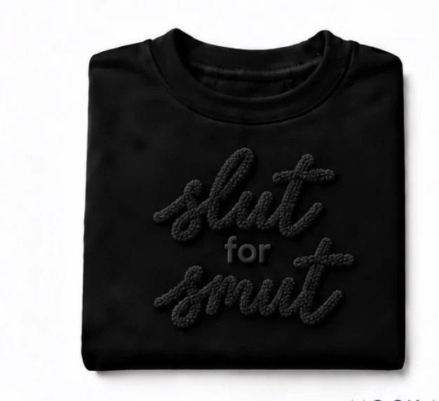 Slut for Smut chenille sweatshirt