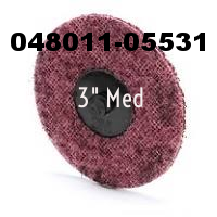 3M Scotch-Brite Roloc SC 3 inch medium surface conditioning disc
