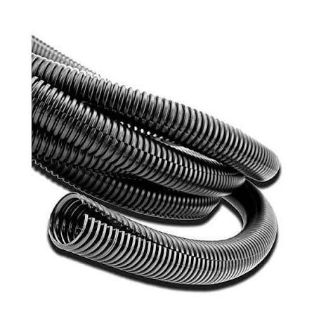 Black corrugated Zip Loom for routing and protecting wire