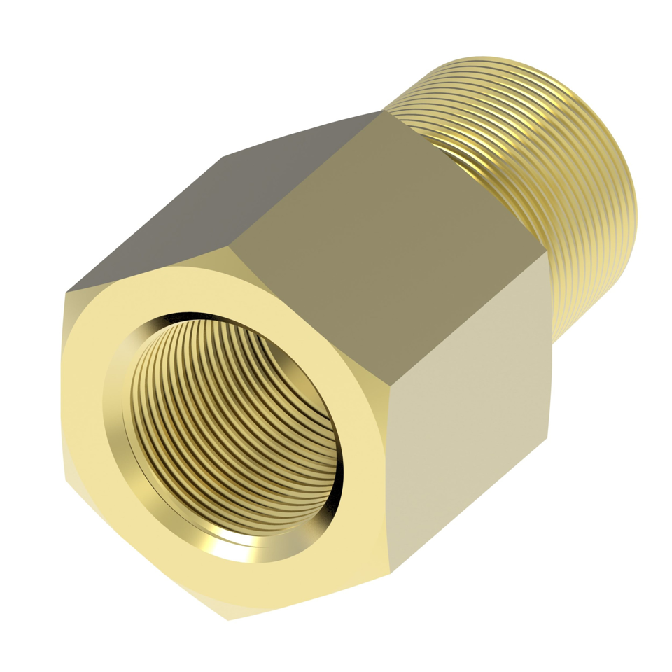 Brass pipe adapter