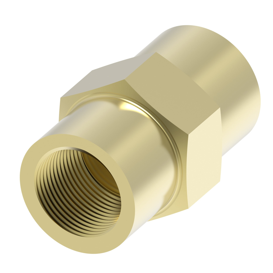Brass pipe coupling