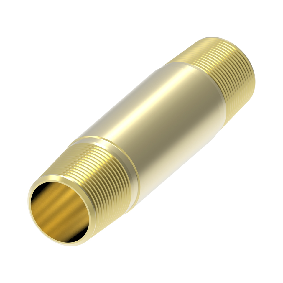 Brass pipe long nipple