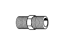 Danfoss hex nipple catalog illustration