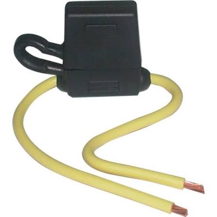 FHAC-2 HHG inline fuse holder with yellow leads