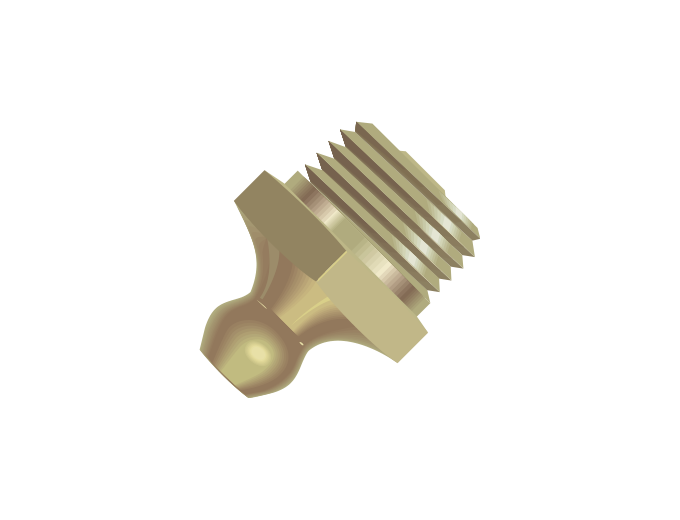 GF610 straight grease fitting