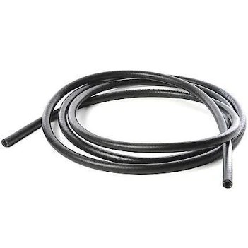 Coiled 25-foot black fuel line