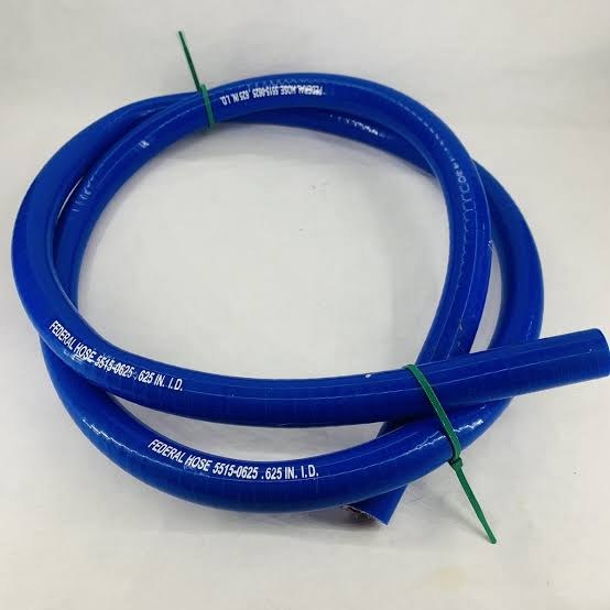 Coiled blue 5515-Series coolant hose