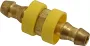 Brass hose-barb splicer