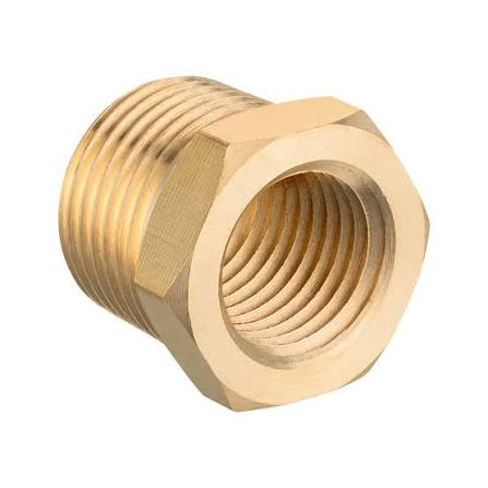 Brass pipe bushing