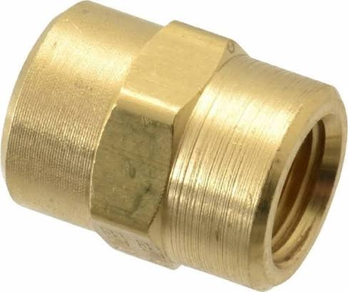 Brass pipe coupling