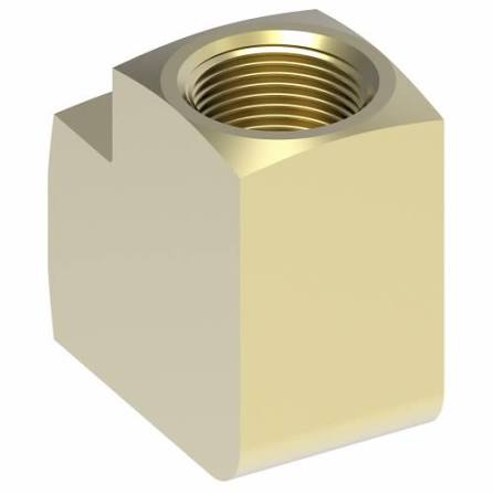 Brass union elbow