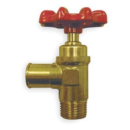 Danfoss 1423 brass pipe-to-hose drain cock
