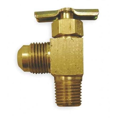 Danfoss 325 brass male-pipe to 37-degree shutoff valve