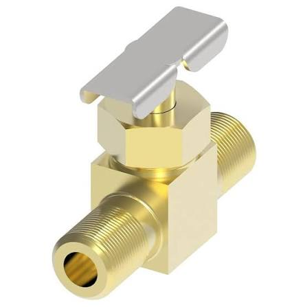 Danfoss 6810 brass male-pipe needle valve