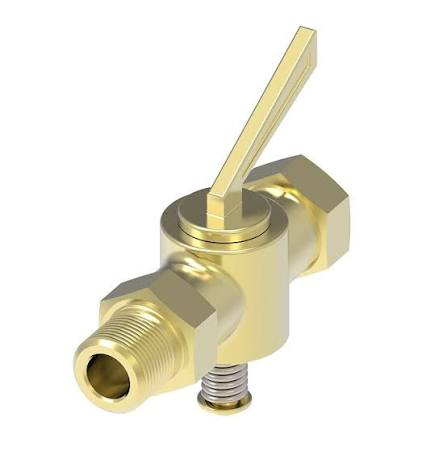 Danfoss 6829 brass shutoff valve