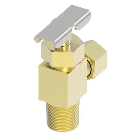 Danfoss A555 brass compression angle needle valve