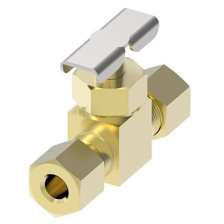Danfoss A6765 brass compression needle valve