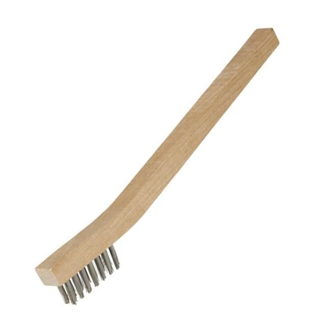 Norton BlueFire Stainless Steel Toothbrush Handle Scratch Brush, series photo
