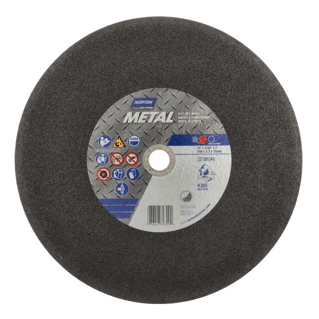 Norton Metal AO Chop Saw Type 41 Cut-Off Wheel Metal & Stainless Steel, series photo